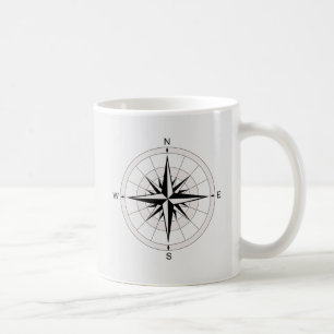 Mug Rose Compass vintage 