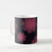 Mug Rose, cool, tendance, abstraction de fleurs modern (Devant gauche)