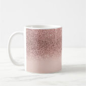 Mug Rose Cool tendance Parties scintillant or - Person (Gauche)