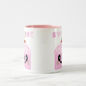MUG ROSE CUPCAKE SUCRÉ KAWAII (Centre)