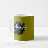 Mug Rose d'amour (Devant gauche)