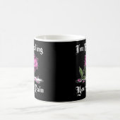 Mug Rose dans le désespoir Texte blanc (Centre)