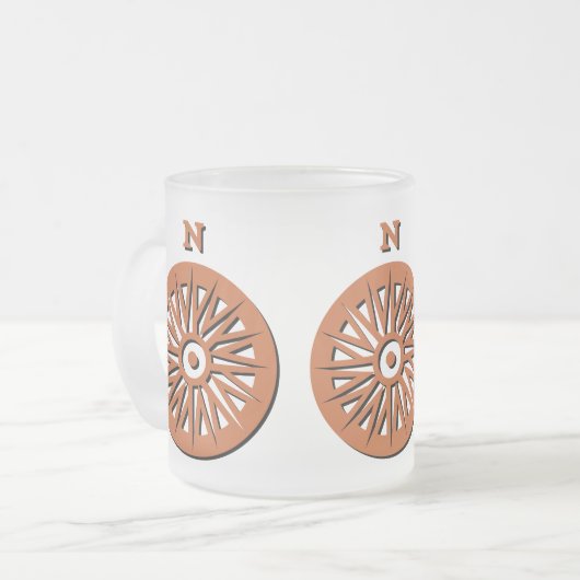 Mug - Rose de boussole (Devant gauche)