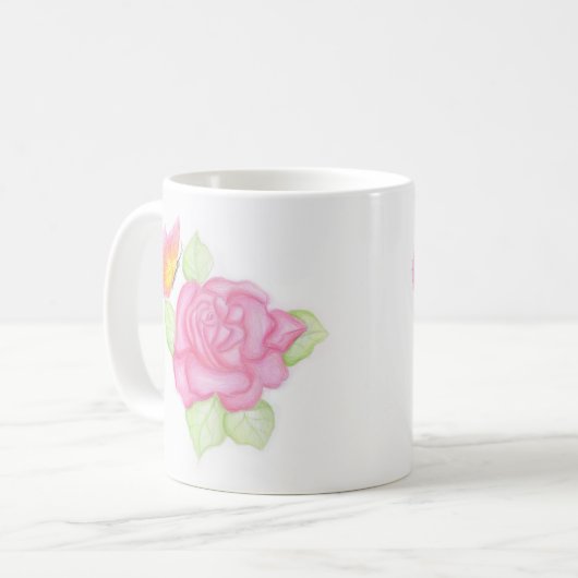 Mug rose de Christina (Devant gauche)