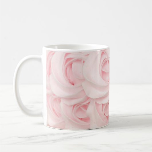 Mug Rose de givrage de cupcake rose (Gauche)