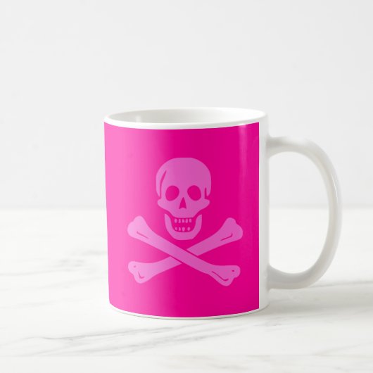 Mug Rose de jolly roger (Droite)