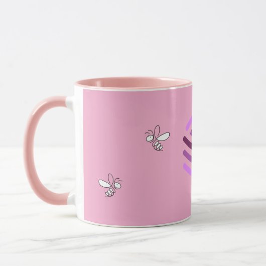 Mug rose de l’apiculteur (Gauche)