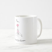 Mug Rose de la fête des mères (Devant droit)