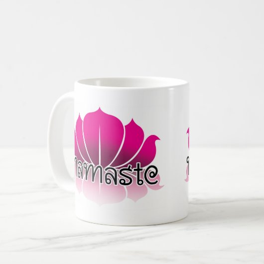 Mug Rose de Lotus (Devant gauche)