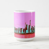 Mug rose de New York par Tamara Diaz Art  (Centre)