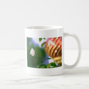 Mug Rose de Noël blanc
