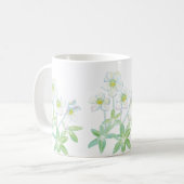 Mug Rose de Noël, Helleborus niger (Devant gauche)