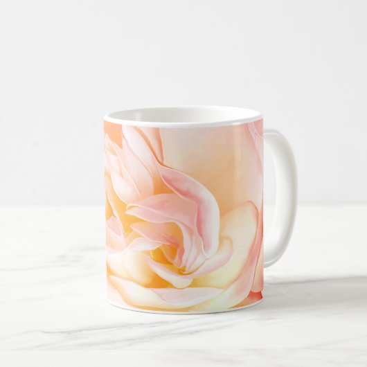 Mug Rose de pêche (Devant droit)