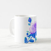Mug Rose de pourpre (Devant gauche)