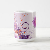 Mug Rose de prairie à fleurs violettes (Centre)