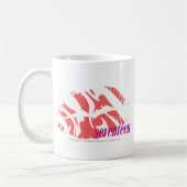 Mug Rose de zèbre (Gauche)