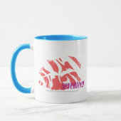 Mug Rose de zèbre (Gauche)