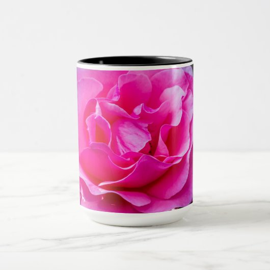 Mug Rose délicate. (Centre)