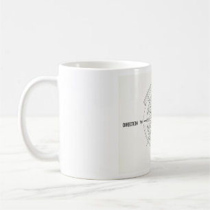 Mug Rose des vents de découverte de direction 