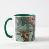 Mug Rose d'Escalades & Petit Oiseau, William Morris (Gauche)
