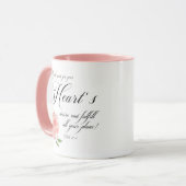 Mug Rose désir du coeur (Devant gauche)