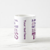 Mug Rose drôle de Ba-Dum-Tiss (Centre)