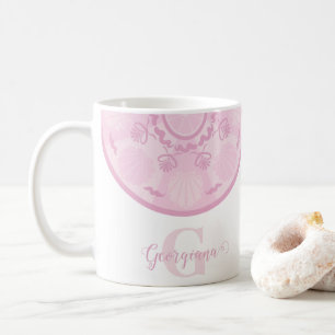 Mug Rose Dusky personnalisé Grand Millennial Mandala