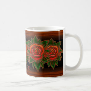 Mug Rose en cuivre (personnalisé)