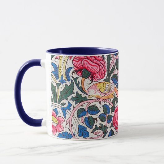 Mug Rose et Bird, William Morris (Gauche)