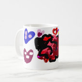 Mug Rose et Ladybug Valentine (Devant gauche)