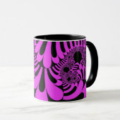 Mug Rose et noir (Devant droit)