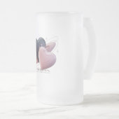 Mug rose et noir (Devant droit)