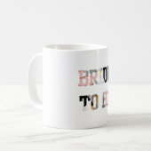 Mug Rose et Or Marbre Future Mariée (Devant gauche)