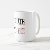 Mug Rose et Or Marbre Future Mariée (Devant droit)