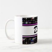 Mug Rose et pourpre du diamant B600 d'éblouissement (Gauche)