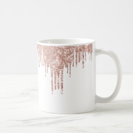 Mug Rose étincelant (Droite)
