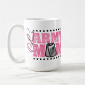 Mug Rose fier Camo de maman d'armée (Gauche)