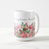 Mug rose floral (Devant droit)