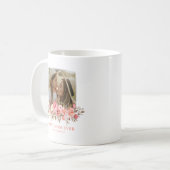 Mug Rose Floral Meilleure Maman Jamais Photo (Devant gauche)