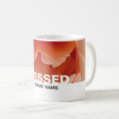 Mug Rose floral personnalisé BLESSEE (Devant droit)