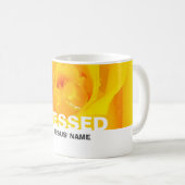 Mug Rose florale moderne BLESSEE (Devant droit)