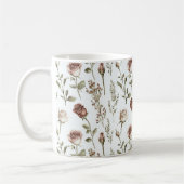 Mug Rose Florale Rouge Rosée (Gauche)
