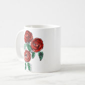 Mug Rose Flowers (Devant gauche)