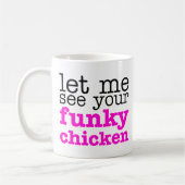 Mug Rose génial de poulet (Gauche)