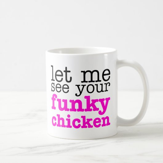 Mug Rose génial de poulet (Droite)