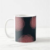 Mug Rose, géométrique, cool, abstraction fleur tendanc (Gauche)