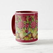 Mug rose géranium (Devant gauche)