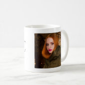 Mug Rose Gold 21st Birthday Photo (Devant droit)
