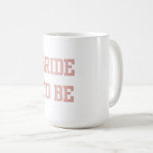 Mug Rose Gold Future Mariée (Devant droit)