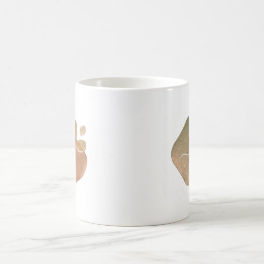 Mug Rose Gold Parties scintillant Formes Abstraites Mo (Centre)